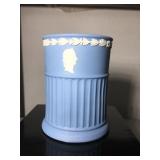 Wedgwood Blue and white tankard