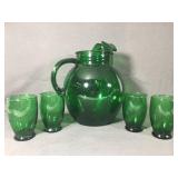 Depression era lemonade set