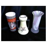 Lot of 3 assorted decorative vases