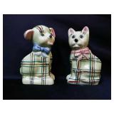 Lot of 2 Plaid Planters