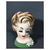 Vintage Ardco lady head vase