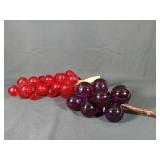 Lot of 2 Grape clusters