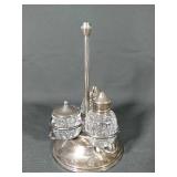Vintage English Caddy for salt and pepper plus