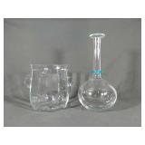 Lot of 2 glassware