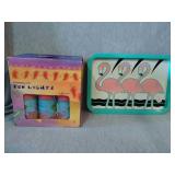Lot of 2 Flamingo items