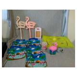Lot of 15 Flamingo items