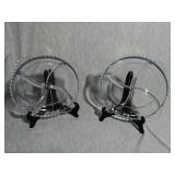 Lot of 2 Candlewick dishes