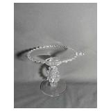 Candlewick compote dish with ladle
