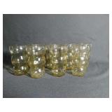 Lot of yellow 4" juice glasses