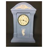Large Wedgewood Blue Jasperwear millennium clock