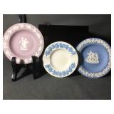 Lot of Wedgwood plates and embossed queens ware