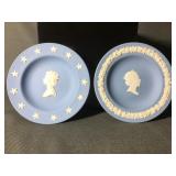 Pair of Wedgwood Queen Elizabeth II pin dishes