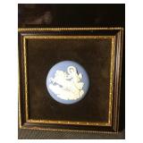 Framed Wedgwood plaque