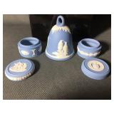 Lot of Wedgwood mini dishes and bell