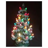 Light-up ceramic 11” Christmas Tree