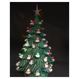 Light-up ceramic 11” Christmas Tree