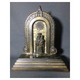 Art Deco Madonna and Child on a brass base