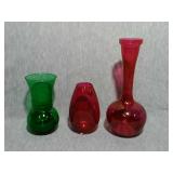 Lot of 3 Vases