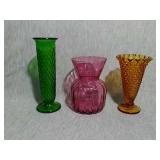 Lot of 3 Vases