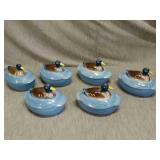 Lot of 6 Duck in basket