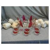 Punch Bowl with 12 cups