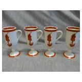 Lot of 4 Expresso cups