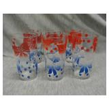 Lot of 6 water glasses