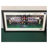 Autographed panorama of the 1996 Dallas Sidekicks