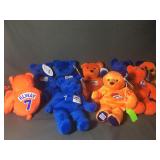 Lot of 10 NFL Denver Broncos beanie bears