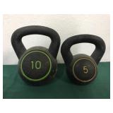 Pair of kettlebells