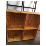 Wooden shelf unit
