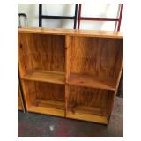 Wooden shelf unit