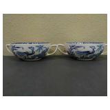 Lot of 2 soup cups