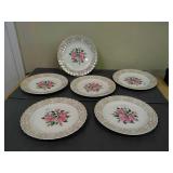 Lot of 6 China dinner plates