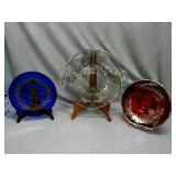 Lot of 3 Decorative Plates