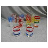 Lot of 10 Glassware