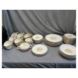 Apparently 56 pc set of dishes