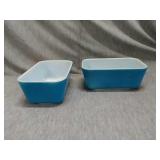 Lot of 2 Pyrex loaf