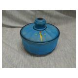Blue candy dish