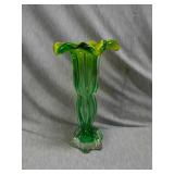 11" Murano Crystal vase