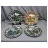Lot of 4 plates
