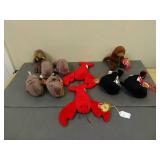 Lot of 10 Assorted Beanie babies