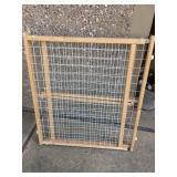 Wooden pet gate