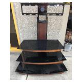 Three shelf flat screen tv stand
