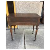Antique fold out secretary desk