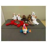 Lot of 10 New Assorted Beanie Babies