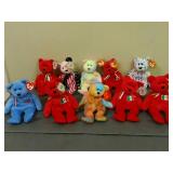 Lot of 10 Assorted Beanie Babies