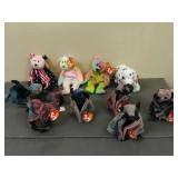 Lot of 10 Assorted Beanie Babies