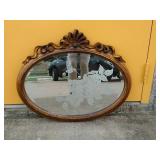 Vintage parlor mirror