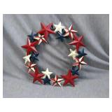 12" Diameter STAR to STAR metal wreath